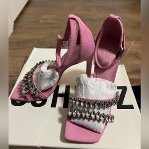 Schutz Linsey acamurcadod/rosa nobucksizr USA6B